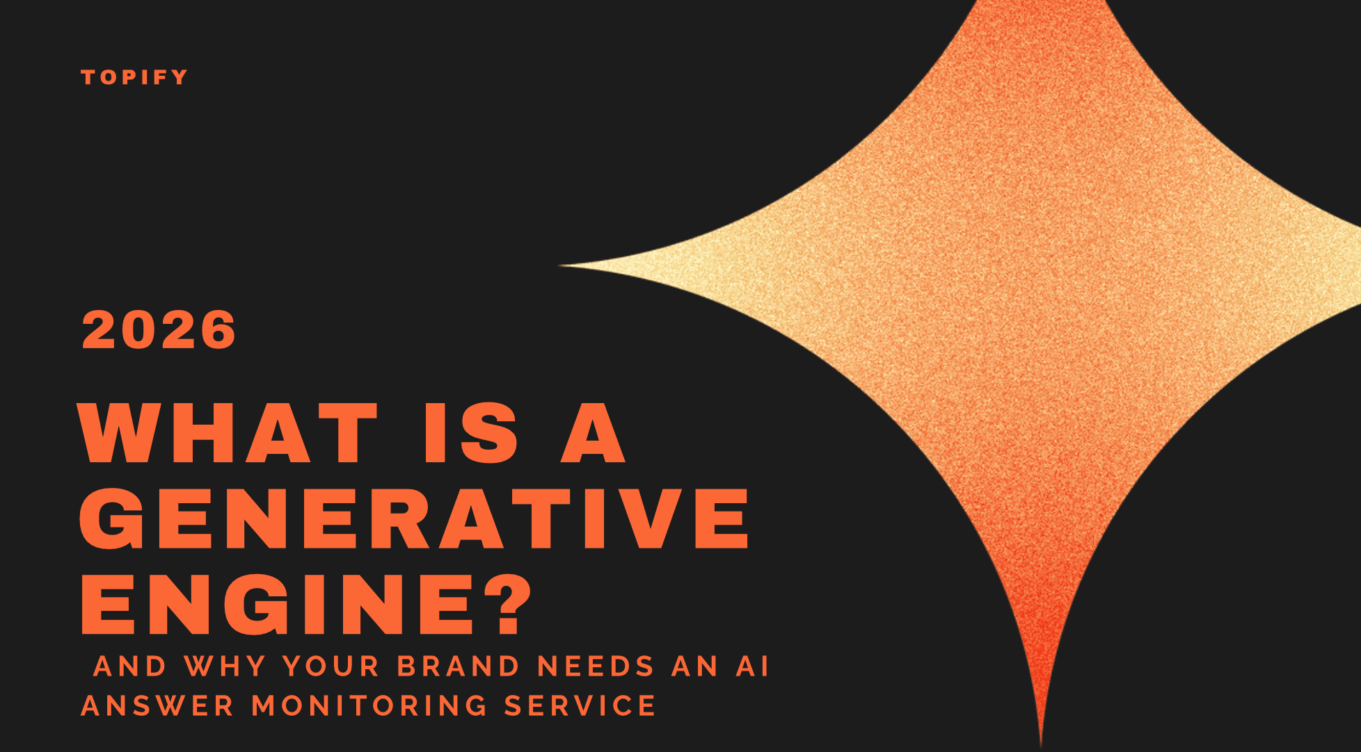What Is a Generative Engine? And Why Your Brand Needs an AI Answer Monitoring Service