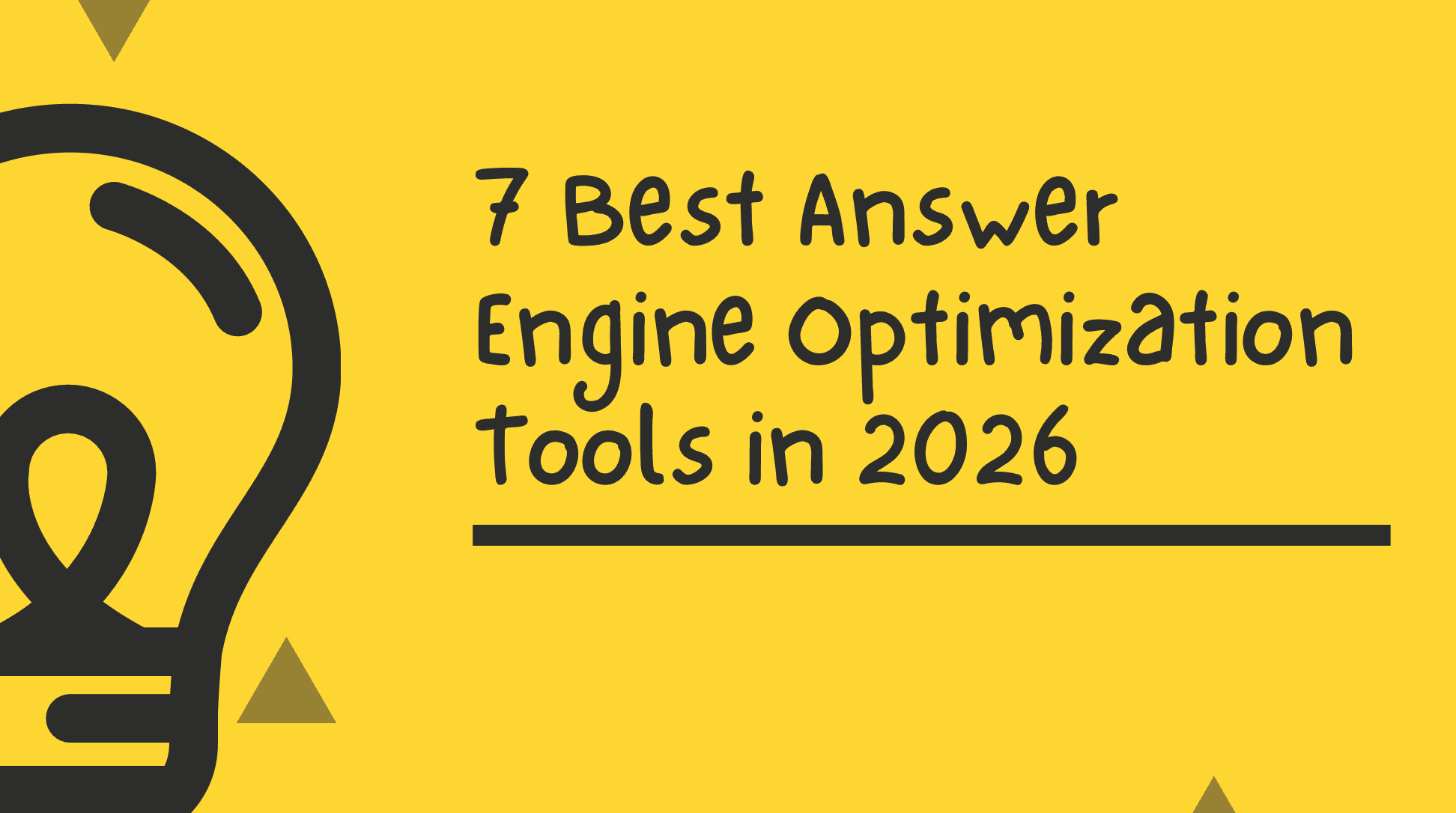 7 Best Answer Engine Optimization Tools in 2026