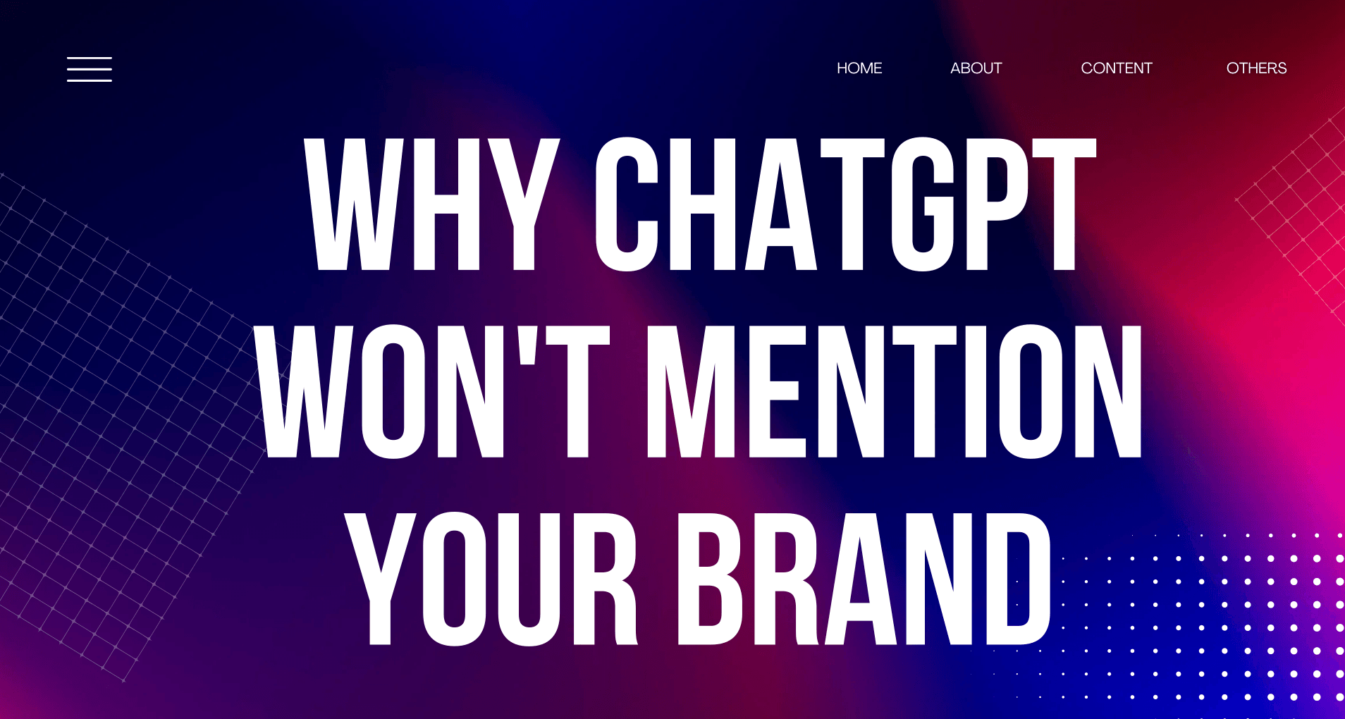 Why ChatGPT Won’t Mention Your Brand