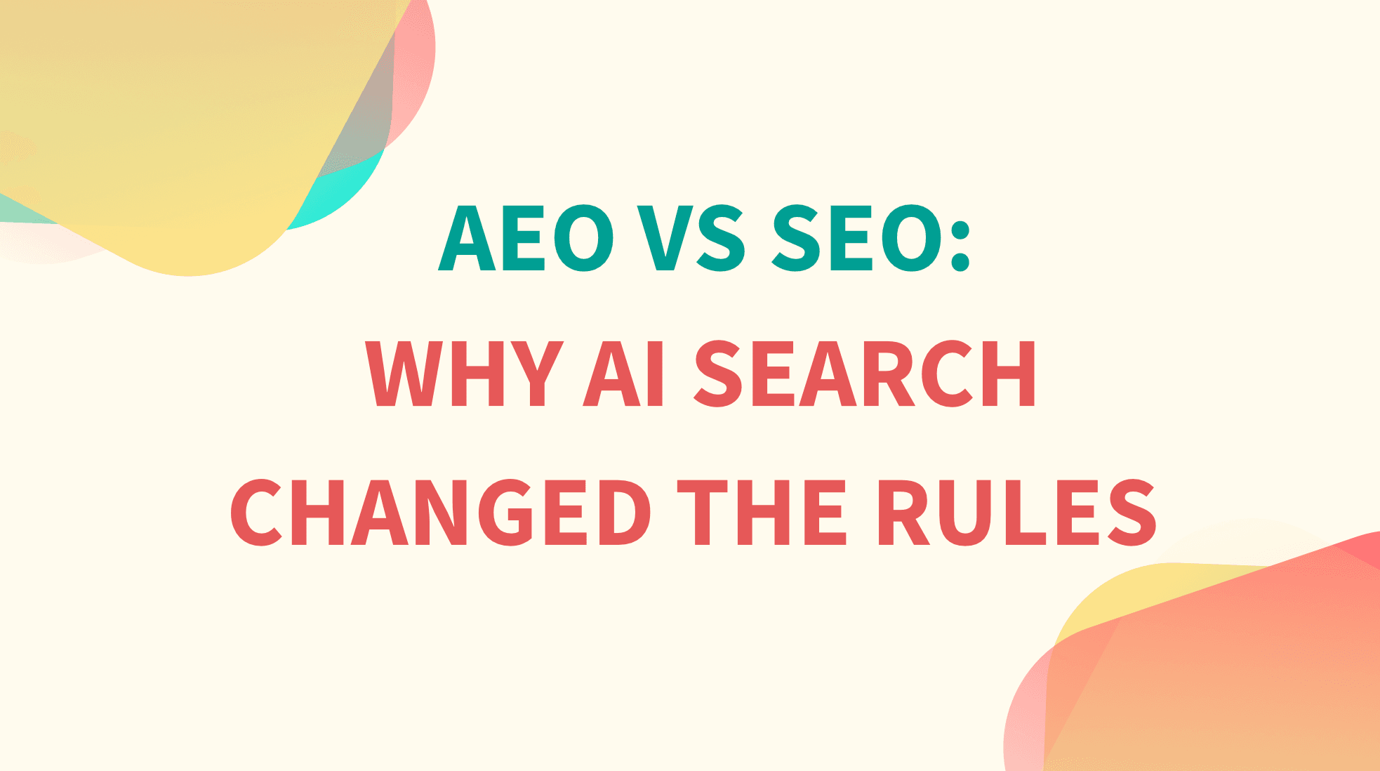 AEO vs SEO: Why AI Search Changed the Rules