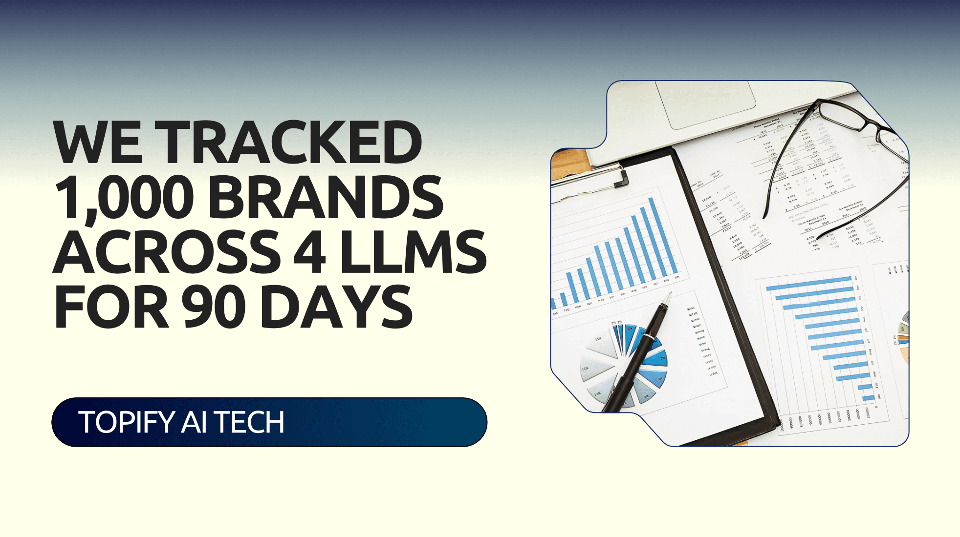 We Tracked 1,000 Brands Across 4 LLMs for 90 Days
