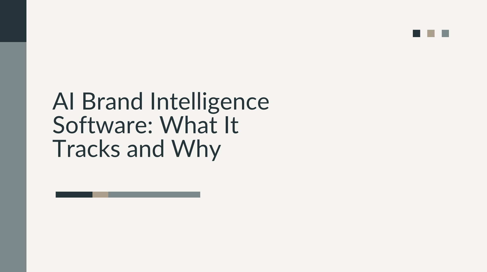 AI Brand Intelligence Software: What It Tracks and Why
