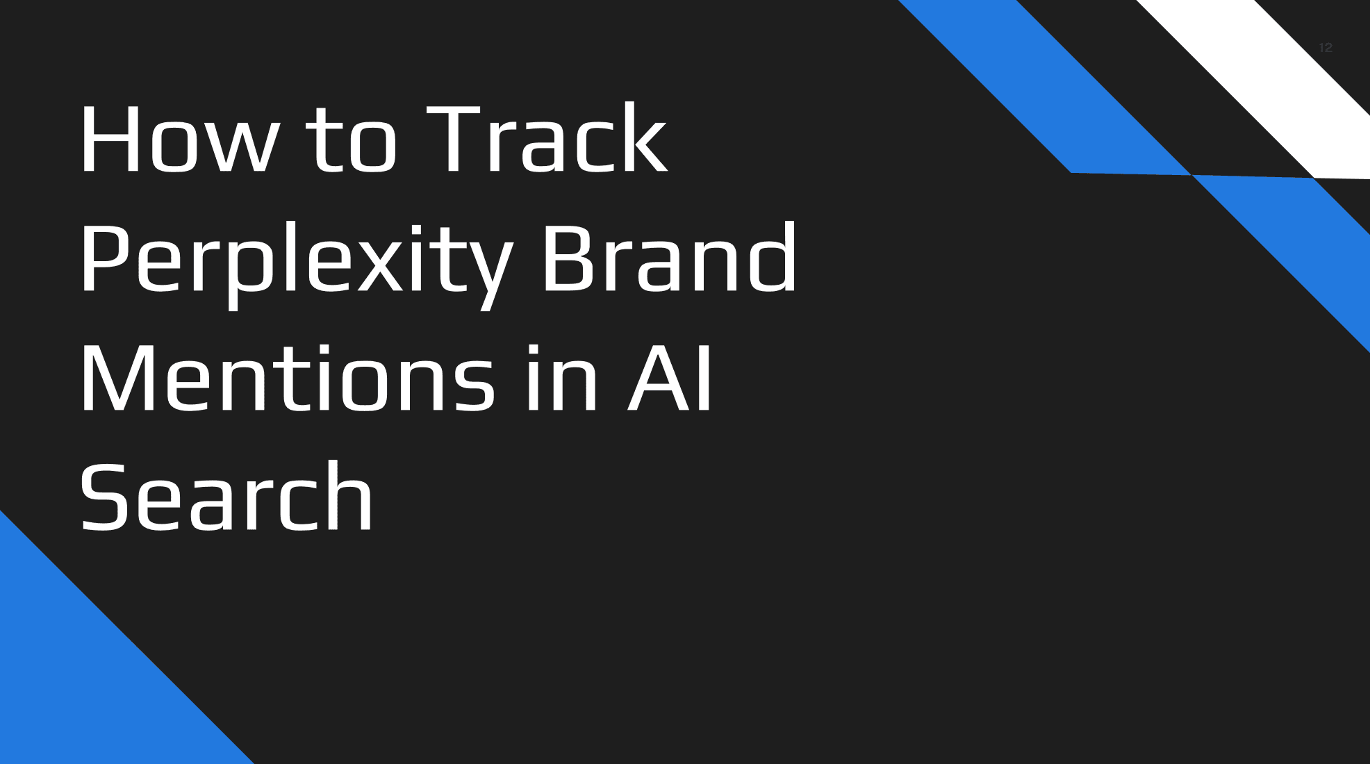 How to Track Perplexity Brand Mentions in AI Search