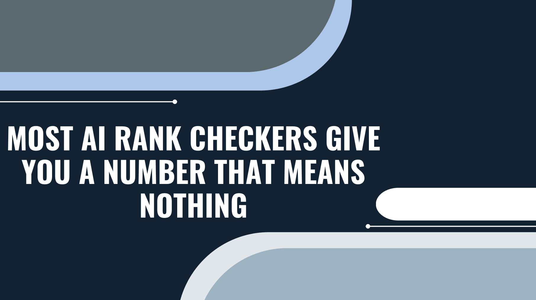 Most AI Rank Checkers Give You a Number That Means Nothing