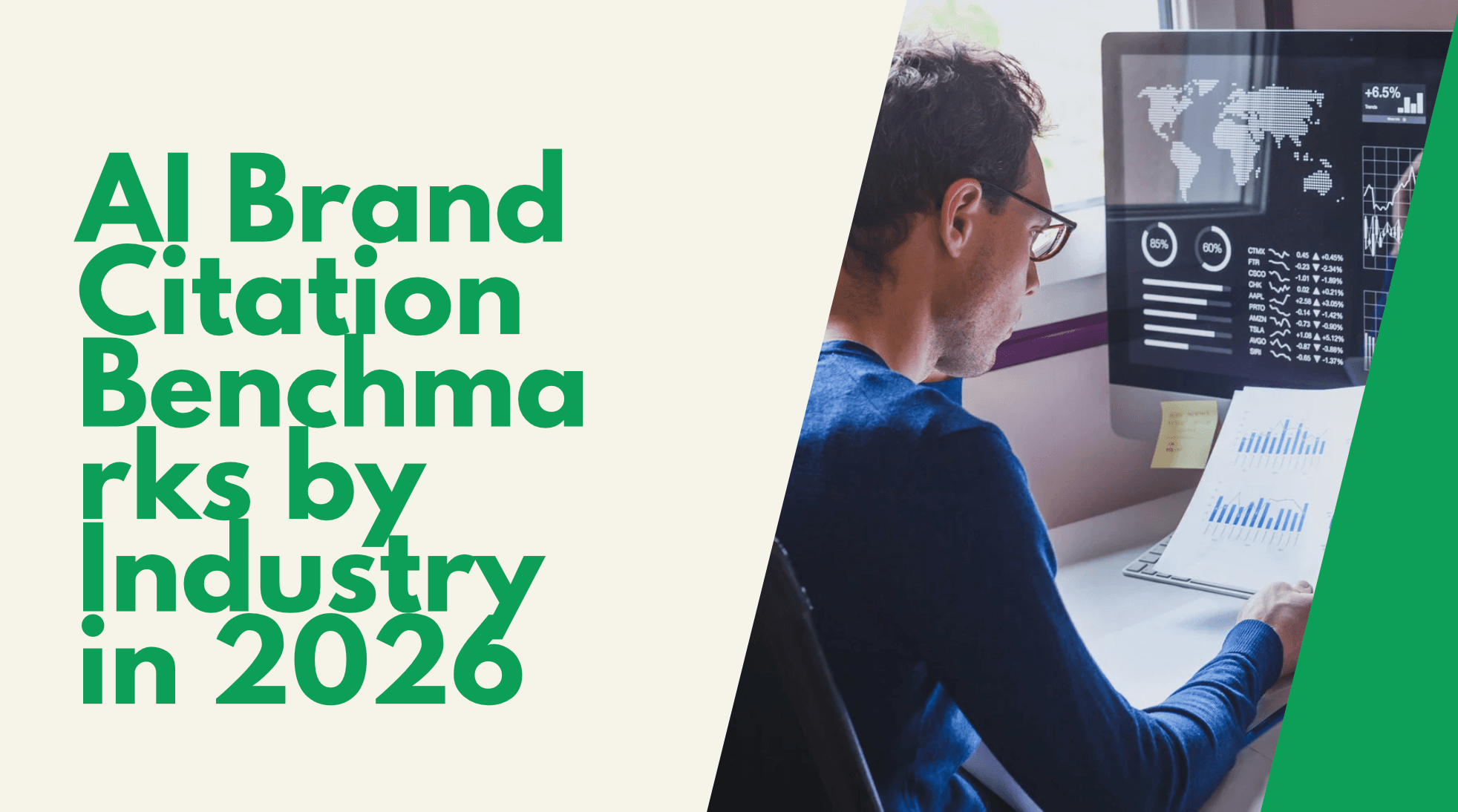 AI Brand Citation Benchmarks by Industry in 2026