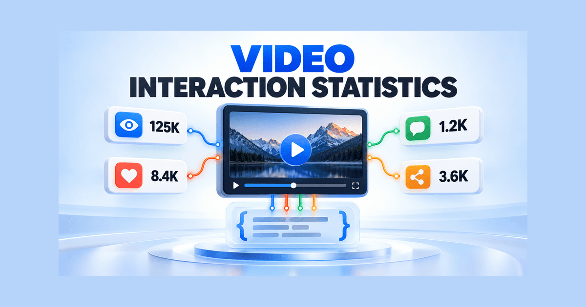 Video Interaction Statistics Schema: Mark Up Views, Likes, Comments, and Shares Correctly